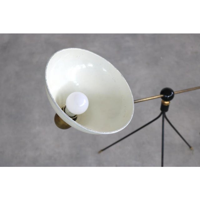 Vintage Floor Lamp in Brass, 1960s For Sale - Image 9 of 11