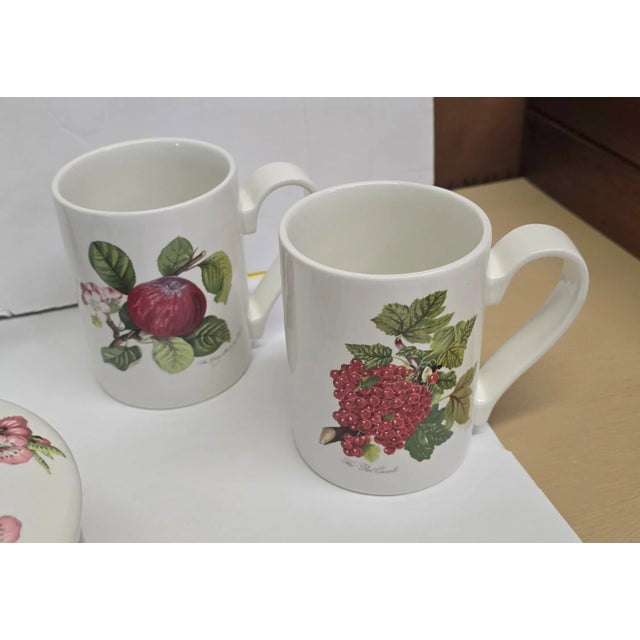 Vintage Pomona Portmeirion Coffee/Tea Set Apples & Flowers Pattern For Sale - Image 4 of 10