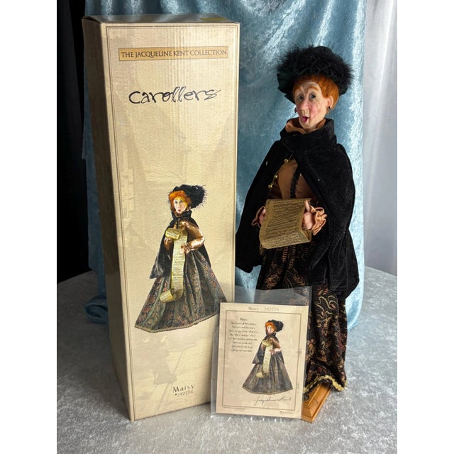 The Grand Victorian Ensemble: 7 Large Jacqueline Kent Carolers (2003-2006) | Boxes & COAs Included For Sale - Image 12 of 15