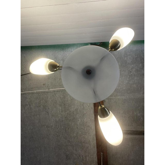 Vintage Ceiling Lamp attributed to Napako, Czech-Republic, 1960s, in Very Good conditions. Designed 1960 to 1969 This...