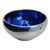 1950s Vintage Mid-Century Modern Birds Sterling Silver Mayonnaise Bowl With Cobalt Color Glass Liner Bowl For Sale