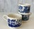 Chinoiserie Late 20th Century Blue Willow Chinoiserie Tea Cups Churchill England, Set of 3 For Sale - Image 3 of 8
