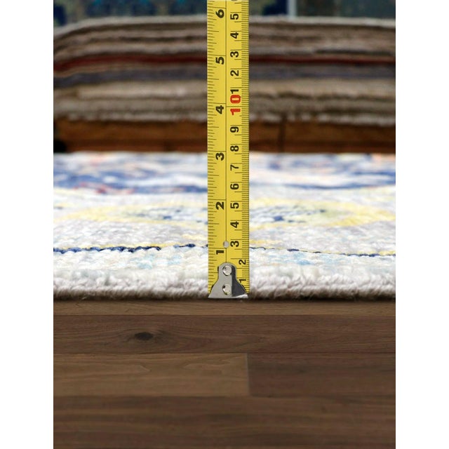 2020s Pasargad Home Oushak Navy Wool Area Rug- 9'11" X 14' 0" For Sale - Image 5 of 6