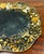 Black Antique Victorian Hand-Painted Toleware Metal Tray For Sale - Image 8 of 11