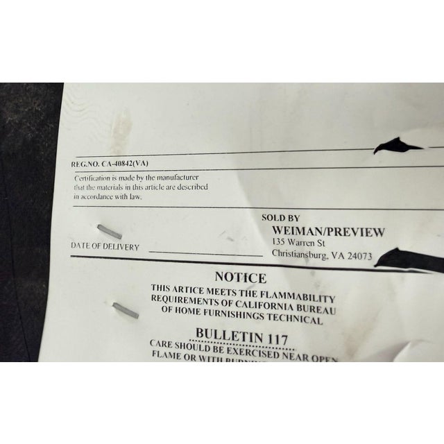 Vladimir Kagan Sofa With Chaise, 1970 For Sale - Image 9 of 9