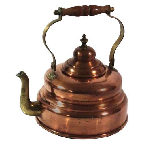 Vintage German Copper Kettle by SUS, 19th Century For Sale - Image 5 of 5