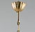 Chandelier in Faceted Amber Glass from Targetti Sankey, Italy, 1980 For Sale - Image 3 of 15