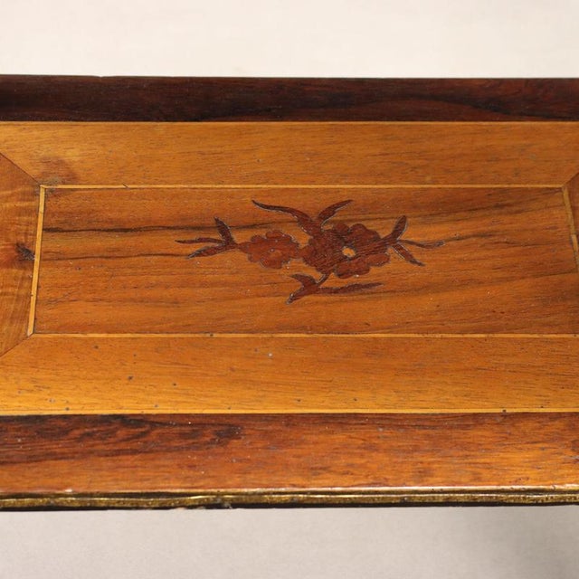 Wood Antique Sewing Table in Wood, 19th Century For Sale - Image 7 of 12