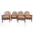 Lloyd Flanders Wicker Chairs- Set of 4 For Sale