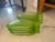 1970s Vintage La Rochere France Frosted Green Glass Small Serving Dish - 8 For Sale - Image 5 of 5
