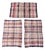 Vintage Plaid Rag Rugs Set of 3 For Sale