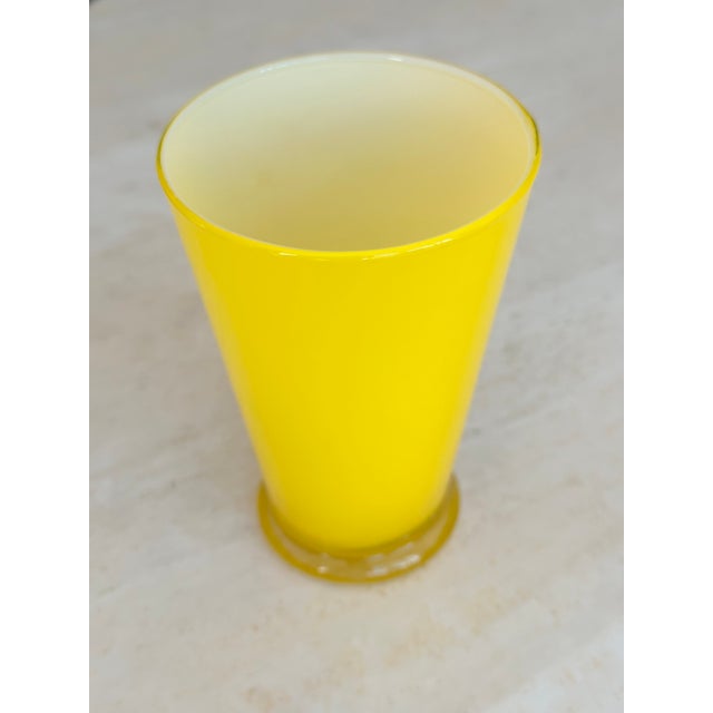 Carlo Moretti Yellow Cased Glasses - Set of 4 For Sale - Image 4 of 8