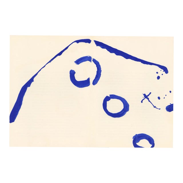 Lithograph by Tal-Coat, "Derriere Le Miroir No. 131" (1962) For Sale