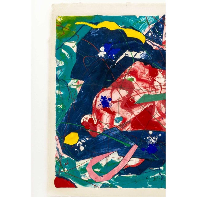 Contemporary Sam Francis Untitled (Abstraction) Monotype, 1986 For Sale - Image 3 of 6