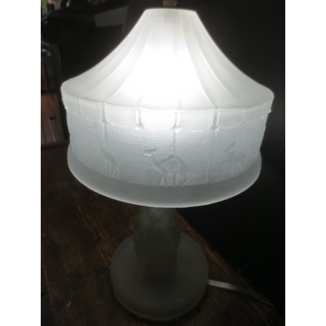 L. E. Smith Lamp Circus and Clown Circa 30s For Sale - Image 14 of 18