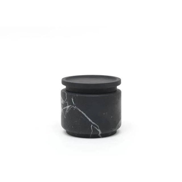 Pyxis Pots in Black by Ivan Colominas, Set of 3 For Sale - Image 6 of 8