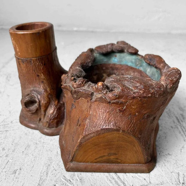 Wood Taishō Era Tabako-Bon Hibachi, Japan, 1890s For Sale - Image 7 of 12