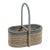 Laloma Coiled Rattan & Abaca Utensil / Wine Caddy For Sale