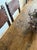 Brown Antique French Dining Table with Oak/Ash base, Fruitwood Top For Sale - Image 8 of 10