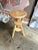 Late 20th Century Industrial Adjustable Wood Tripod Stool For Sale - Image 5 of 5