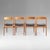 1960s Vintage Italian Wood Dining Chairs by Passoni Udine, 1960s, Set of 4 For Sale - Image 5 of 14