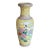 Giant Oversized Chinese Yellow Floral Ceramic Floor Vase For Sale