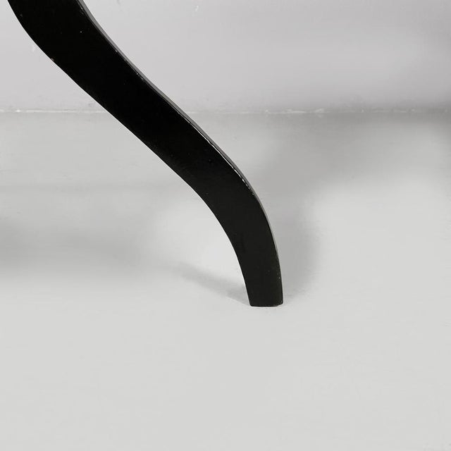 Art Deco Italian Dining Table in Black Wood, 1930s For Sale - Image 16 of 17
