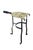 Victorian Antique Brass Wrought Iron Fireplace Heatheware Kettle Stand Trivet Penny Foot 14" For Sale - Image 3 of 13