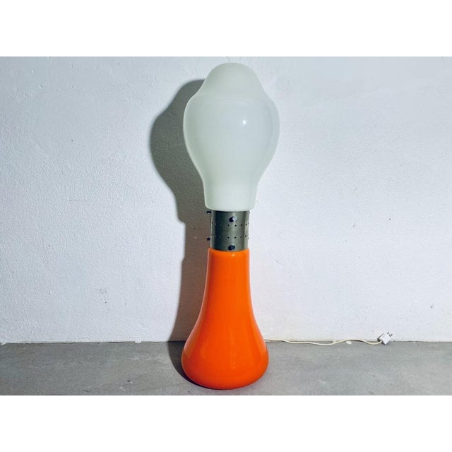 Space Age Lipstick Floor Lamp from Mazzega, Italy, in Good conditions. Designed 1960 to 1969 This piece is attributed to...