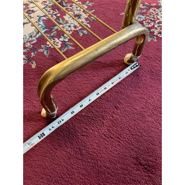 Vintage MCM Brass Trouser Trolly For Sale In Atlanta - Image 6 of 8