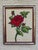 Mid-Century Red Rose Framed Needlepoint For Sale - Image 10 of 10