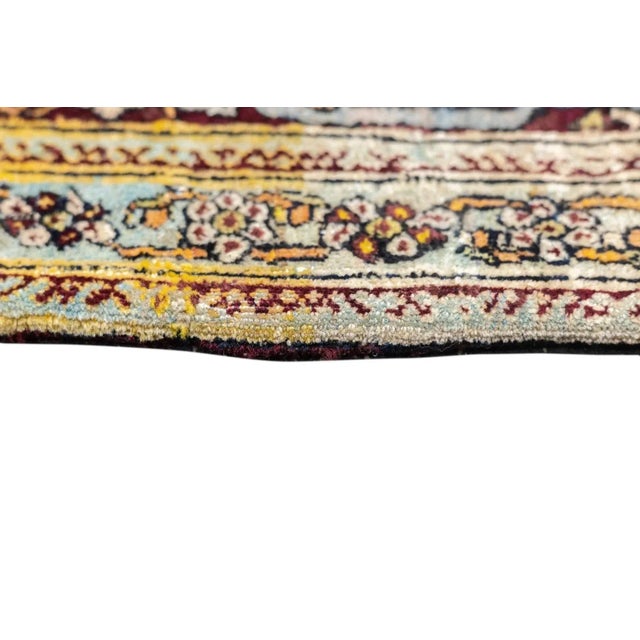 Antique Mohtasham Kashan Rug 4'9'' x 8'1'' For Sale - Image 4 of 12