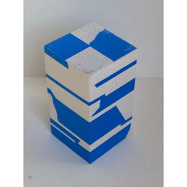 Early 21st Century Kevin Cheng-Feng YU, Work N° 4, 2019, Cellular Concrete and Blue tape For Sale - Image 5 of 5