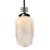 Art Deco 1930s Art Deco Chrome Streamline Pendant Light W/ Skyscraper Milk Glass Shade For Sale - Image 3 of 6