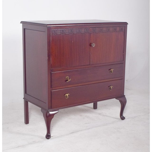 Portuguese Queen Anne Style Cabinet, 1970 For Sale - Image 10 of 11