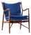 NV-45 Easy Chair in Teak, Leather and Wool attributed to Finn Juhl, 1945 For Sale