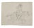 "Soldier on Horseback" is an original pencil drawing on ivory-colored paper by Anonymous Artist of XIX Century. In very...