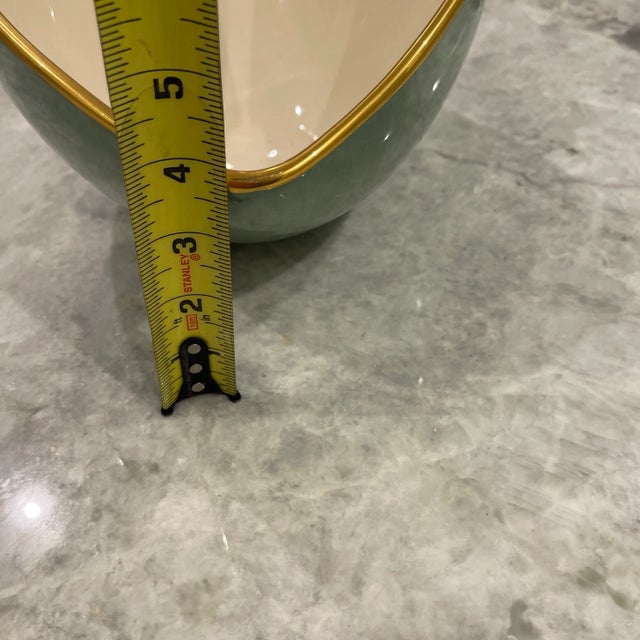 L’objet Porcelain Green Bowl / Cachepot For Sale In New York - Image 6 of 6