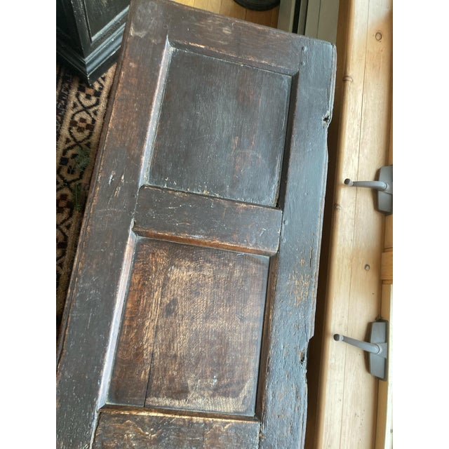 Late 18th Century 18th Century Carved Oak Chest For Sale - Image 5 of 12