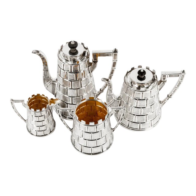 Late 19th Century Antique English Tea & Coffee Service - Set of 4 For Sale