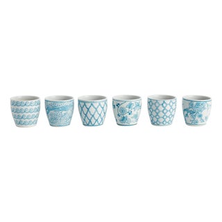 Monarch Mini Flower Pots, Set Of 6 For Sale