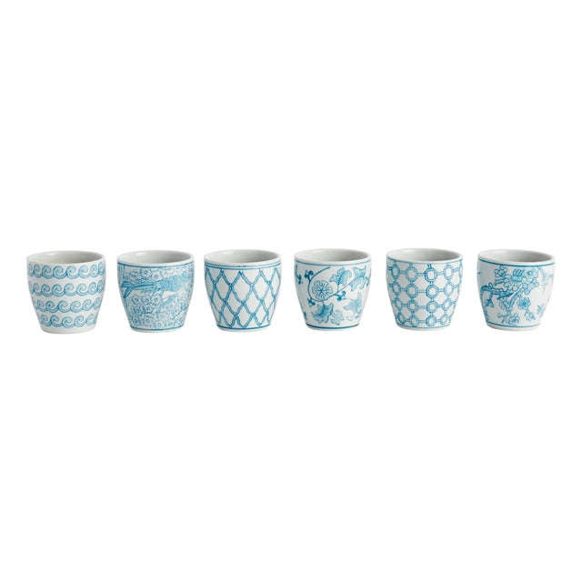 Monarch Mini Flower Pots, Set Of 6 For Sale