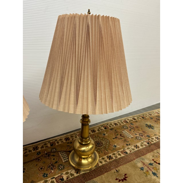 Vintage Stiffel Table Lamps - a Pair For Sale - Image 9 of 12