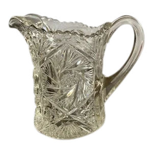 1940s Vintage Crystal Pitcher