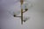 Italian Brass and Glass Chandelier, 1950s For Sale - Image 12 of 18