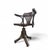 Art Nouveau Style Bentwood Swivel Desk Chair For Sale - Image 5 of 14
