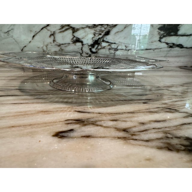 Metal Meriden Silver Co. Serving Platter, S/3 For Sale - Image 7 of 8