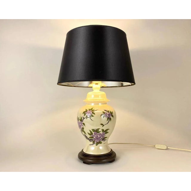 Beautiful table lamp signed by louis drimmer. 100% original louis drimmer vase, shade and lamp fitter. a magnificent...