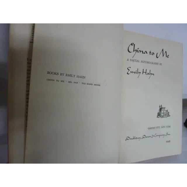 1945 Emily Hahn China to Me Book For Sale - Image 4 of 7