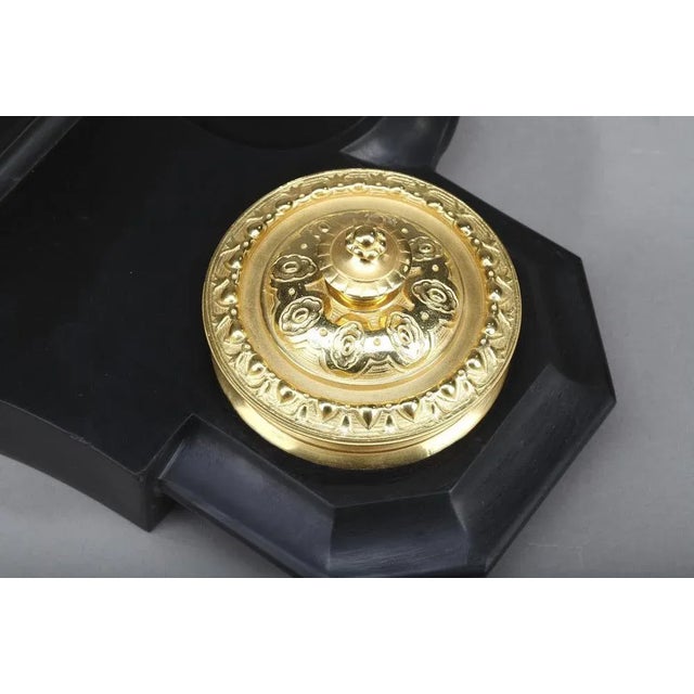 19th Century Napoleon III Marble Inkwell After Michelangelo's Moses For Sale - Image 18 of 18